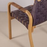 2x Alvar Aalto Model 45 Armchairs, 1970s Artek Finland