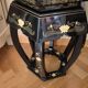 Chinese side table in Chinese lacquer by Franklin Mint vintage