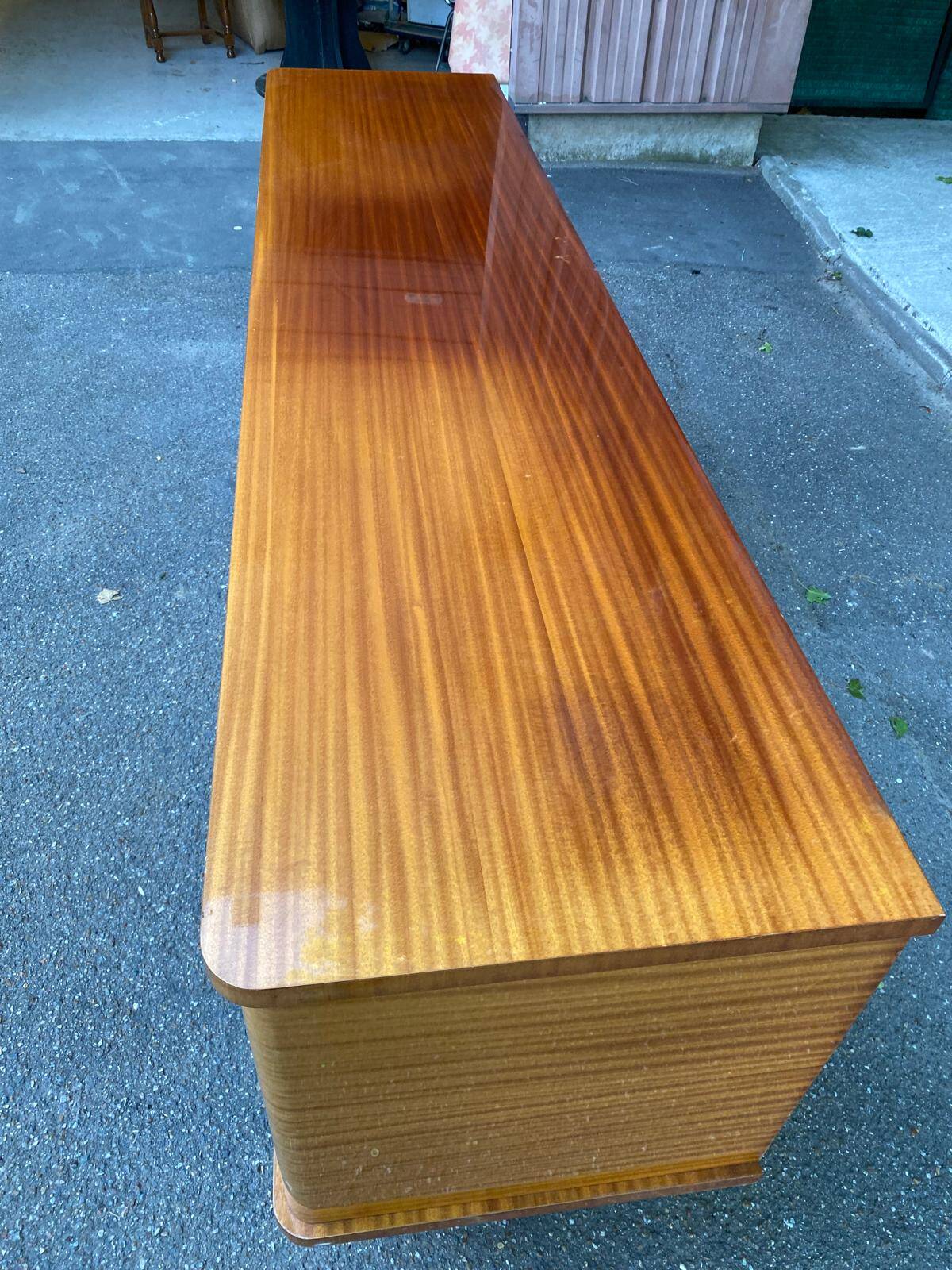 Enfilade scandinave art déco en palissandre 1960 220cm