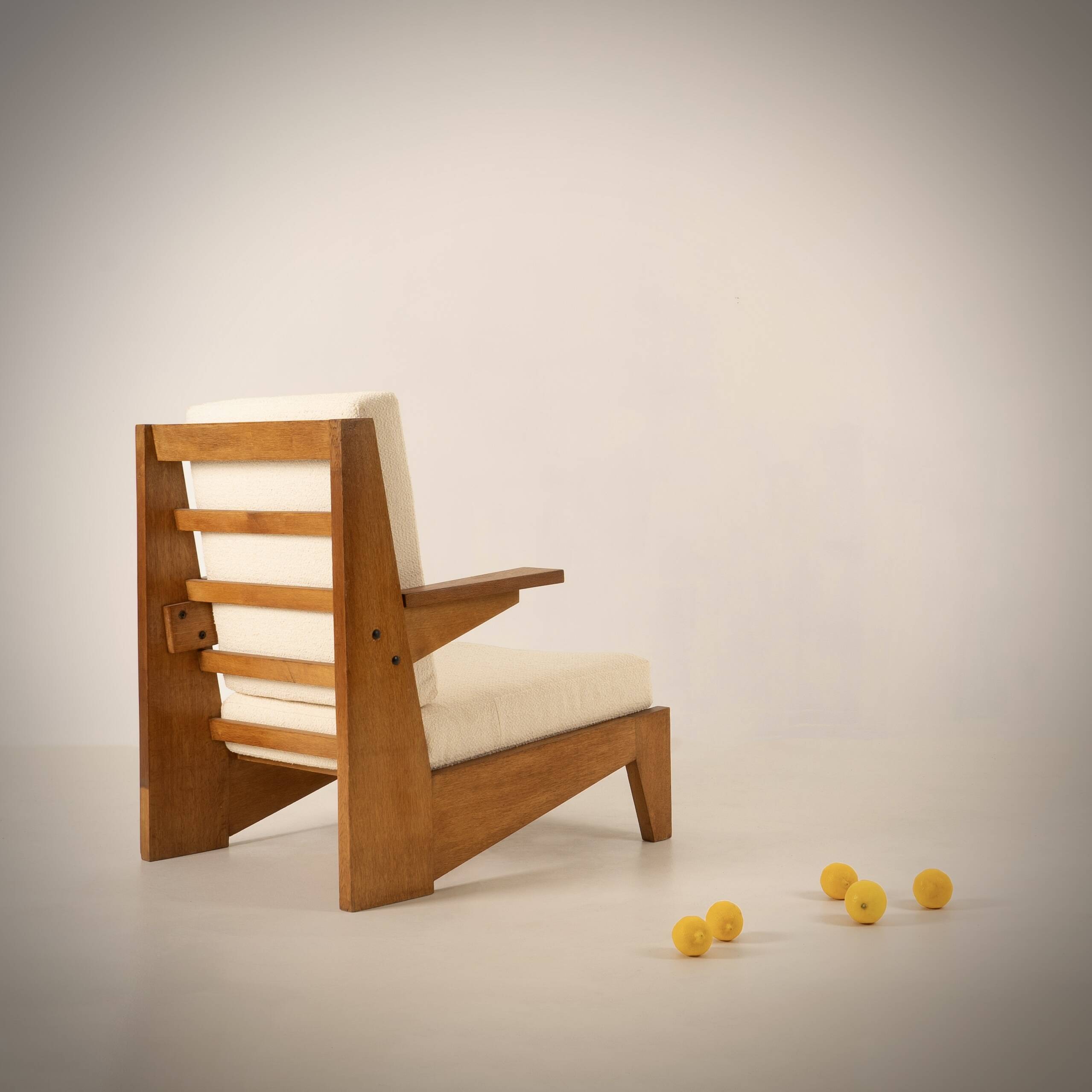 Bernard Durussel, pair of armchairs, France, 1948