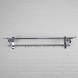 Art Deco wall coat rack with 6 hooks, 1930s