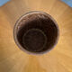 Vintage rattan pot bottle basket