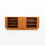 Tambour door sideboard by Johannes Andersen for C.F.C. Silkeborg, Denmark