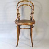 THONET bistro chair N°14 - 1/2 - Ca 1900, wooden seat