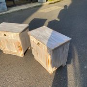 2 German bedside tables