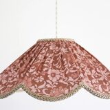 Suspension with printed floral design Françoise "auburn flowers"