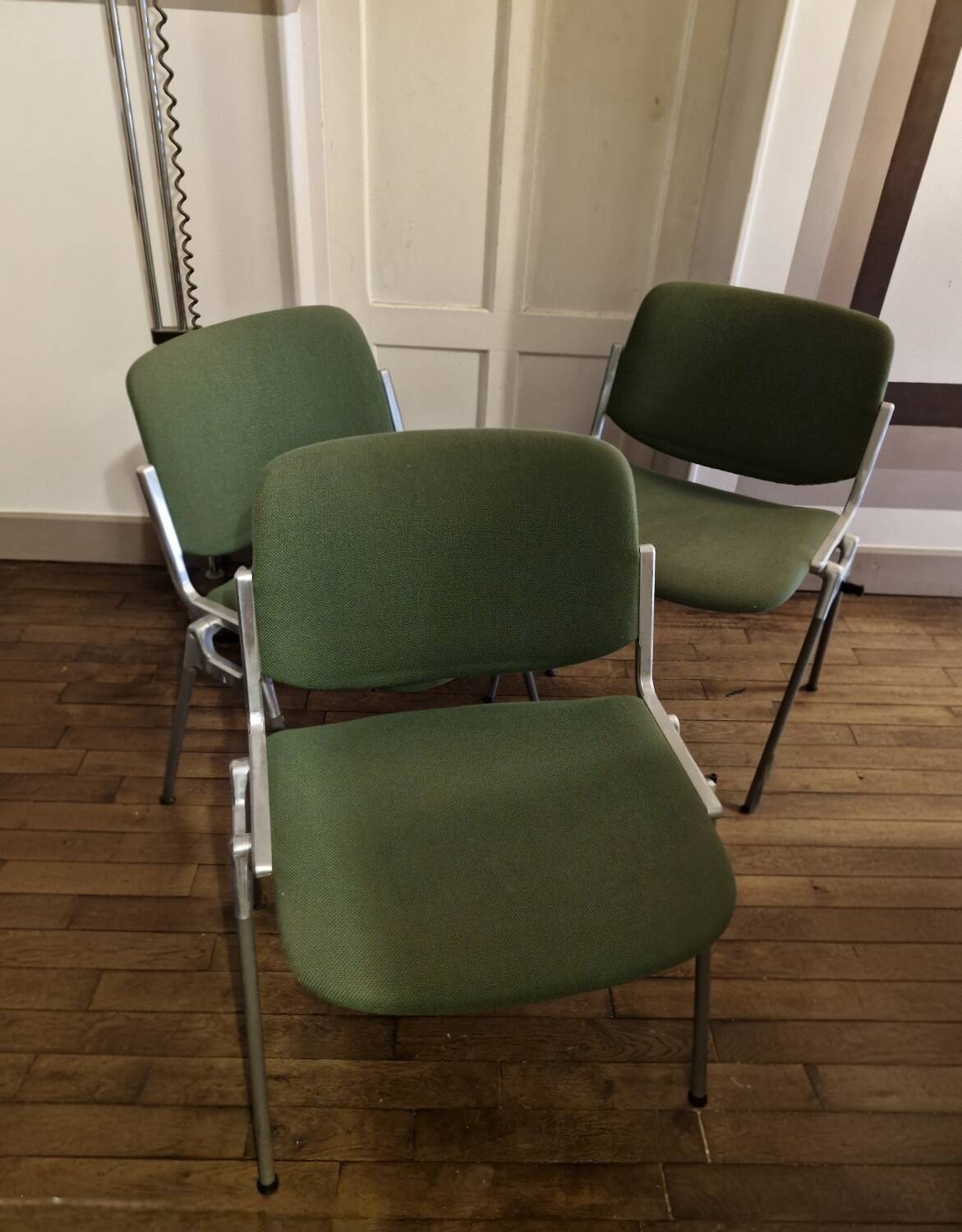 Set de 3 Chaises DSC 106 Giancarlo Piretti / Anonima Castelli, 1965,70
