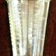 Graduated glass "Foreign" 50s moulded glass made in France
