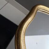 Wooden mirror guaranteed gilded with sheet 59x36cm