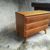 Commode en chêne années 50