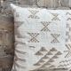 Handmade Berber wool cushion: Moroccan Kilim cushion (45x45cm)