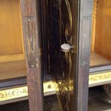 Important buffet / enfilade Art Deco period in polychrome engraved glass.