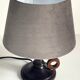 Lampe bougeoir bois vintage