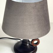 Lampe bougeoir bois vintage