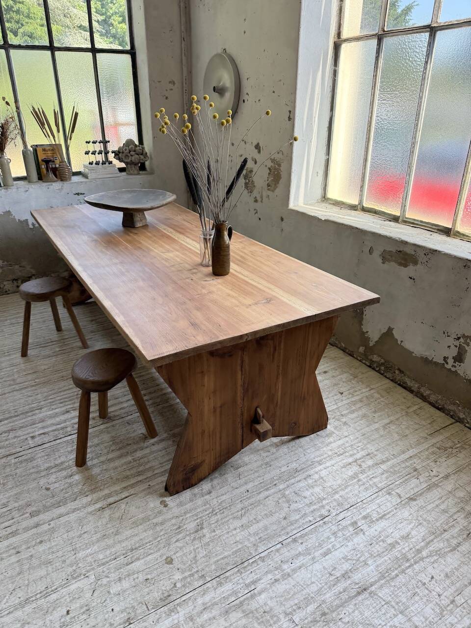 2.5m5 XL pine farmhouse table