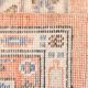 8x12 Classic Pattern Peach & Blue Vintage Rug, 258x357Cm