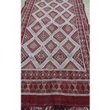 Brown and white Moroccan Berber carpet