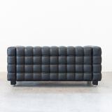 Kubus Sofas, Two Places by Josef Hoffmann for Wittmann, 1980s, Set of 4