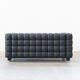 Kubus Sofas, Two Places by Josef Hoffmann for Wittmann, 1980s, Set of 4