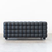 Kubus Sofas, Two Places by Josef Hoffmann for Wittmann, 1980s, Set of 4