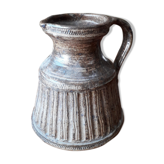 Stoneware pitcher of Poterie La Hulotte - Caylus