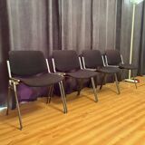 Set of four DSC 106 chairs designed by Giancarlo Piretti, Anonima Castelli,
