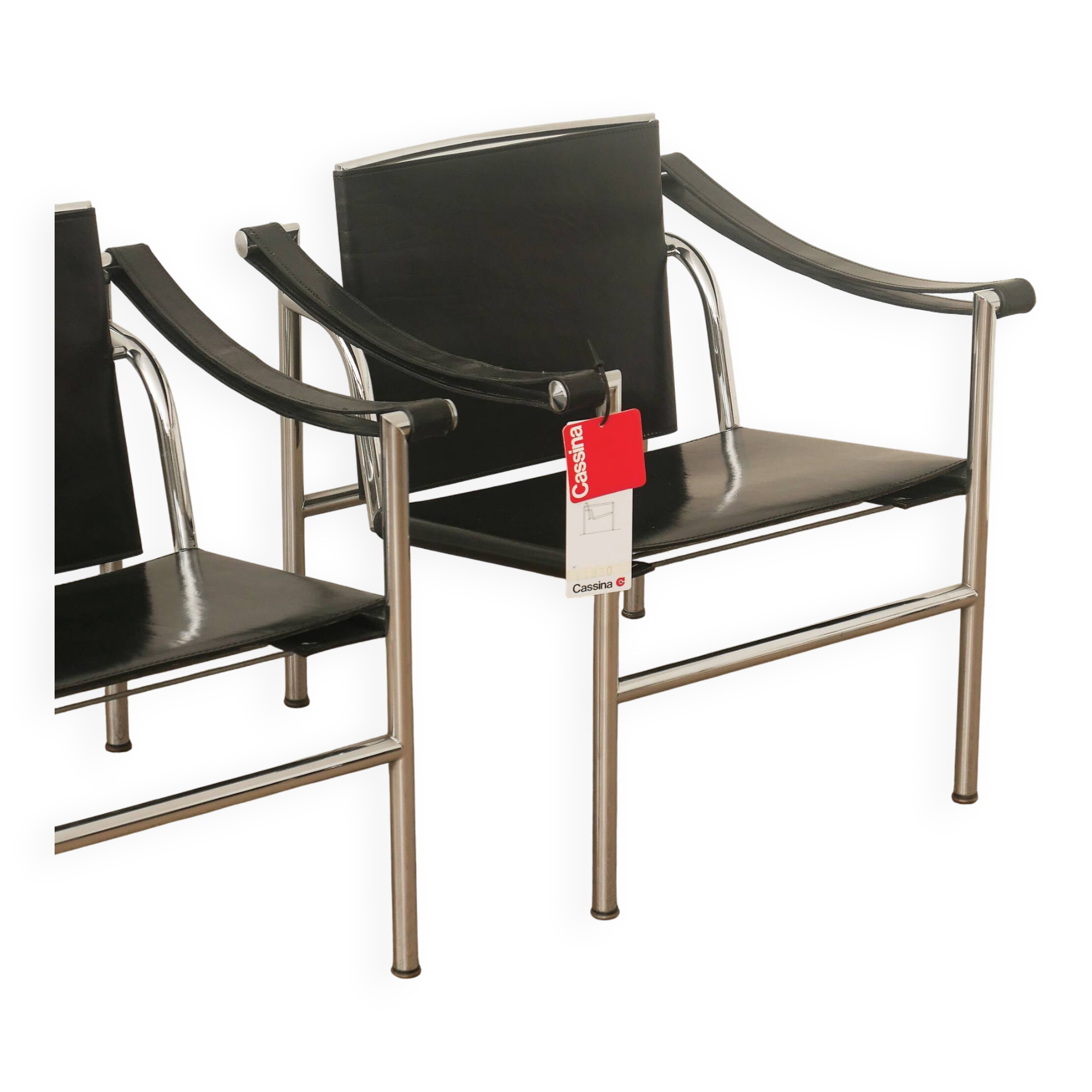 Paire de fauteuils LC1 Le Corbusier / Charlotte Perriand