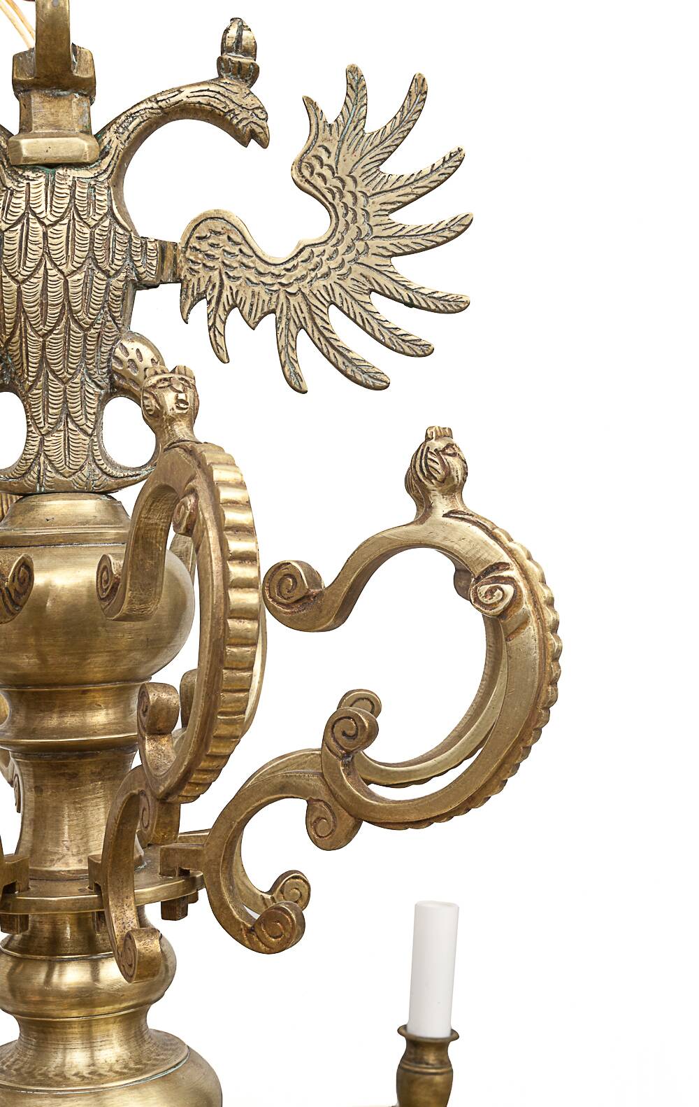 Important Dutch 8-light chandelier