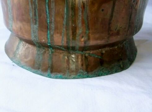 Coal bucket XIX copper pouring