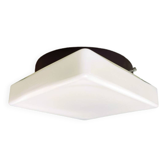 White  glass flush mount ceiling or wall lamp