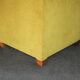 Pouf en velours vert vintage des années 60