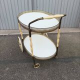 Vintage ivory and brass service
