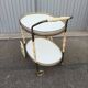 Vintage ivory and brass service