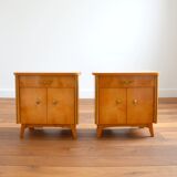 Pair of vintage bedside tables 1960s