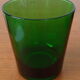 Lot of six vintage green glasses