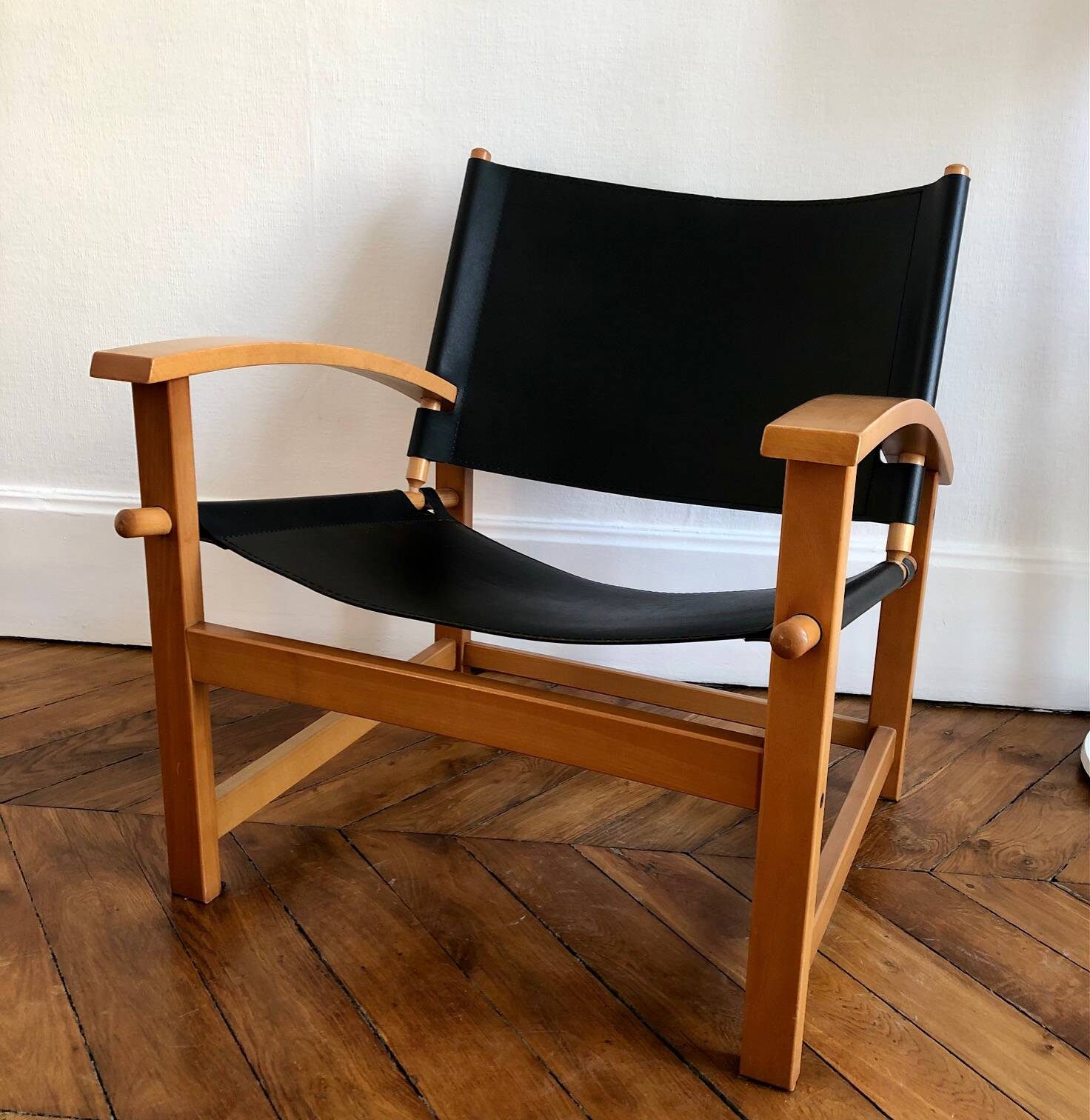 Safari armchair by Hyllinge Møbler Denmark, 1970s