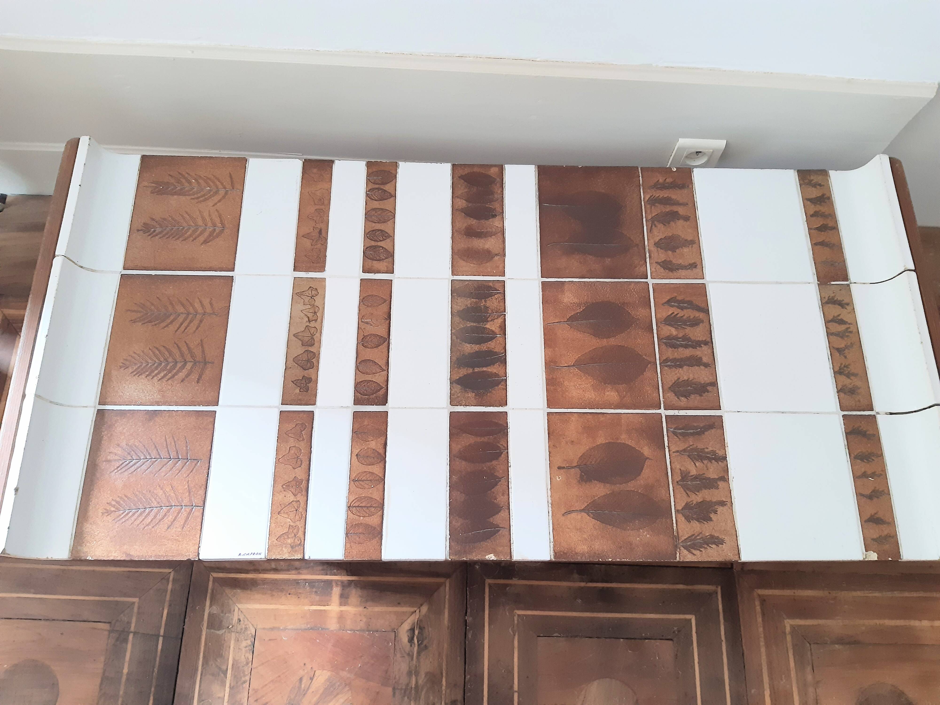 Ceramic coffee table by Roger Capron