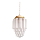 Art Deco satin glass pendant light, Skyscraper type (6 available)