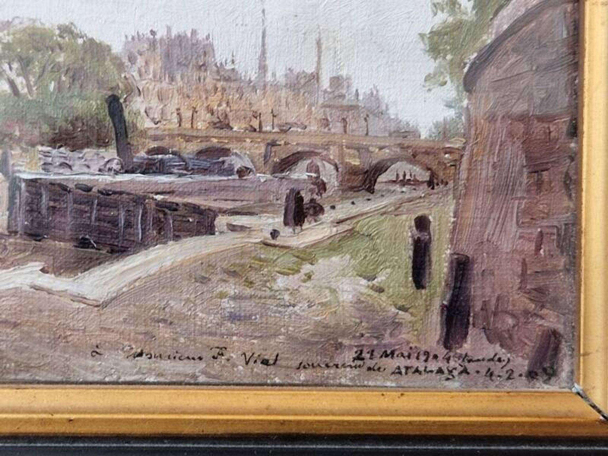 Enrique Atalaya (1851-1914), Spanish painter - Oil on canvas - Paris