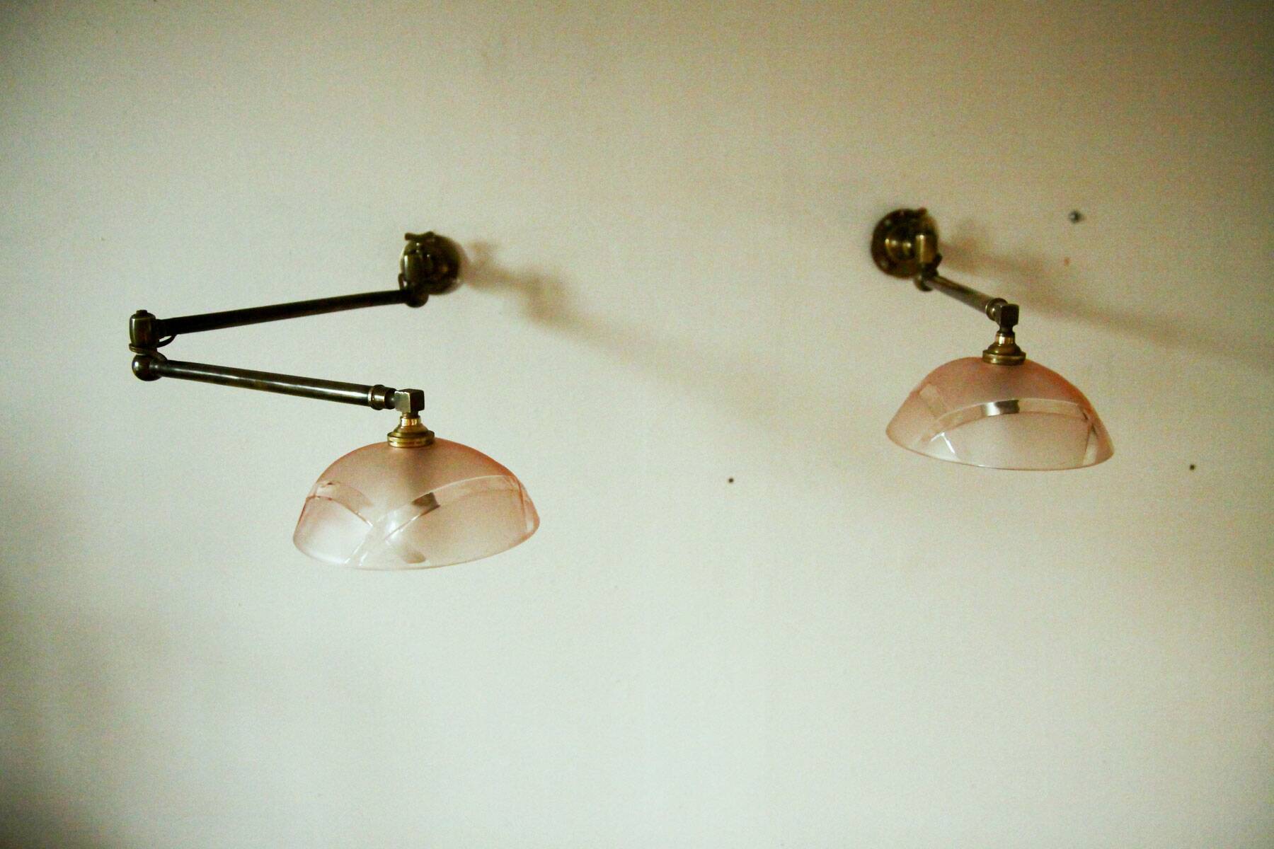 Art Nouveau lamps old gas burners