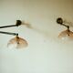 Art Nouveau lamps old gas burners