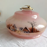 Ancien abat jour en verre