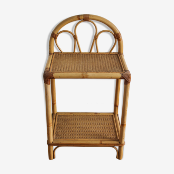 Rattan bedside 1960