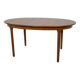 Mid-Century Oval Extendable Teak Dining Table from McIntosh, 1960s