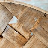 Children's armchair in chestnut basketry
