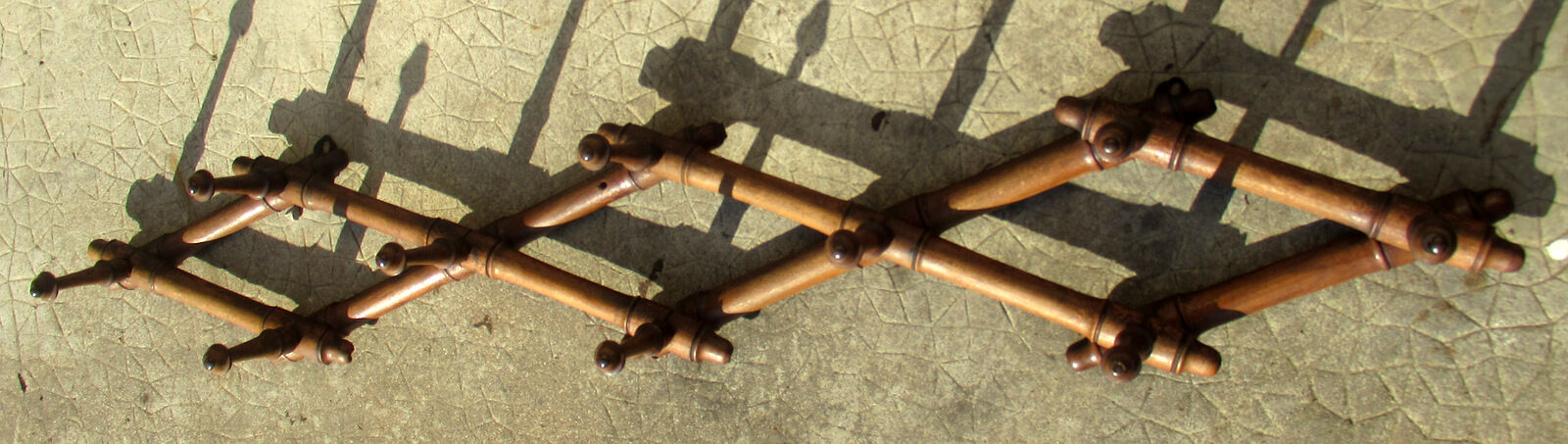 Wall coat rack, bamboo style