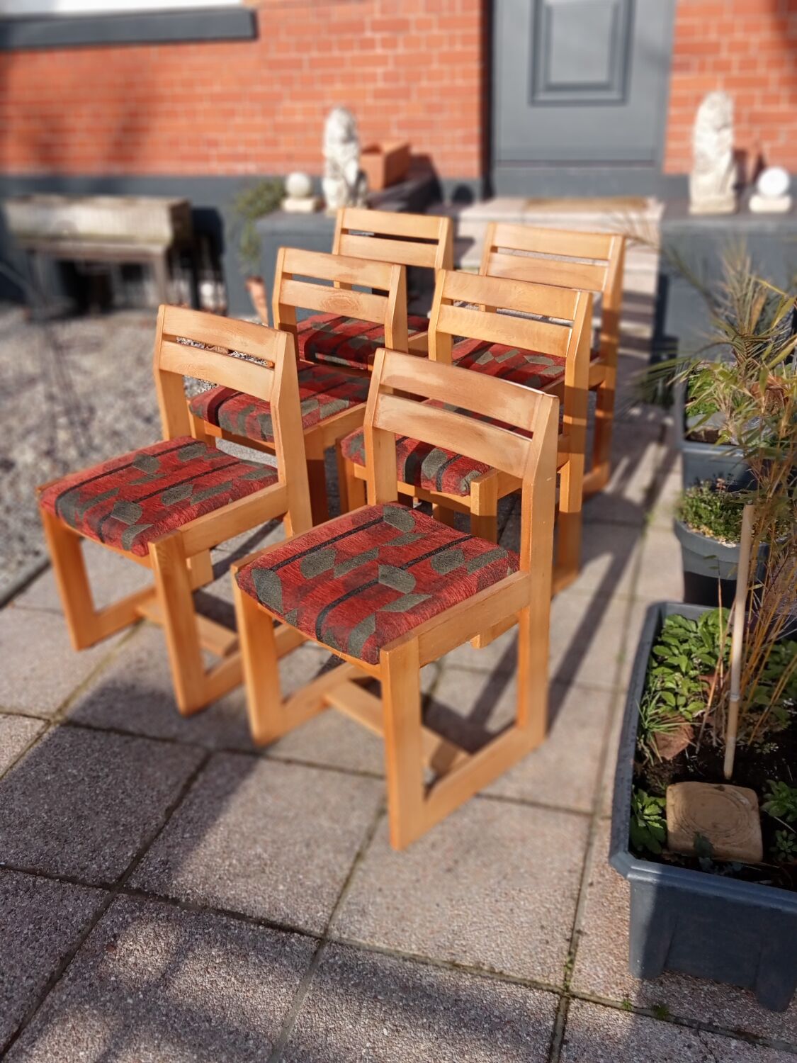 Maison Regain sled chairs