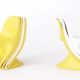 7 chaises pour enfants Cassalino par Alexander Begge, années 1970 pour le fabricant Casala, Allemagne