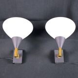 Pair of wall lamps, Italy, 1950