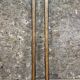 Old skis wood ash deco chalet mountain vintage 208 cm
